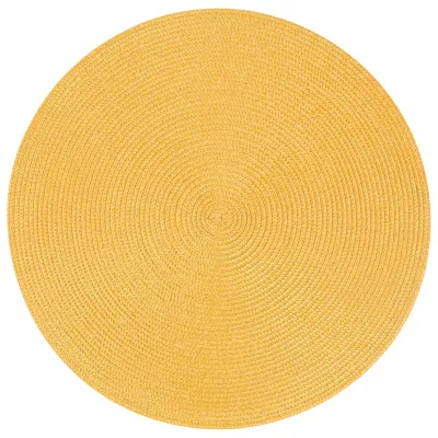 Round Honey Yellow Placemat