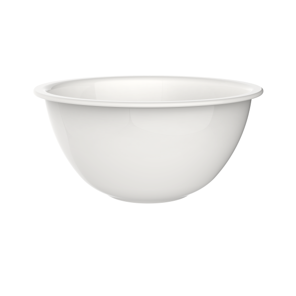 1.3 quart Milk Glass Mixing Bowl