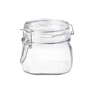 Bormioli 17 oz Glass Fido Storage Jar