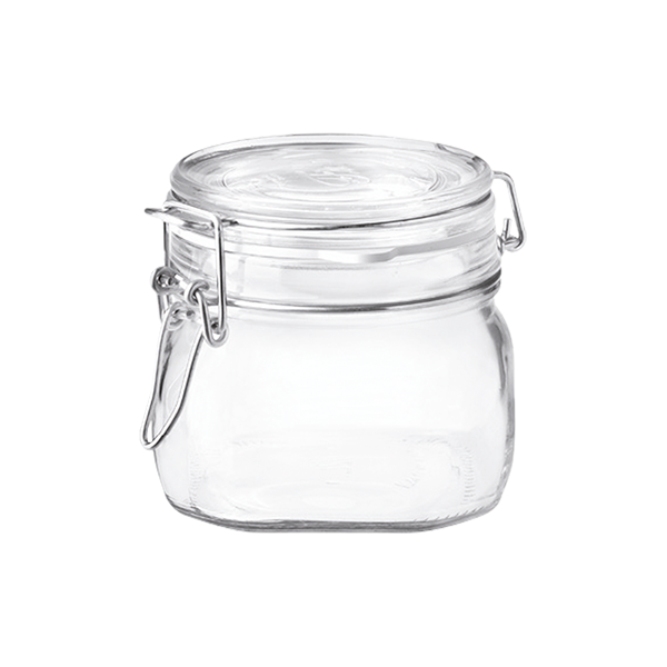 Bormioli 17 oz Glass Fido Storage Jar