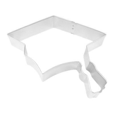 4.5" Graduation Cap Cookie Cutter