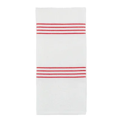 Red Stripe Terry Dishtowel
