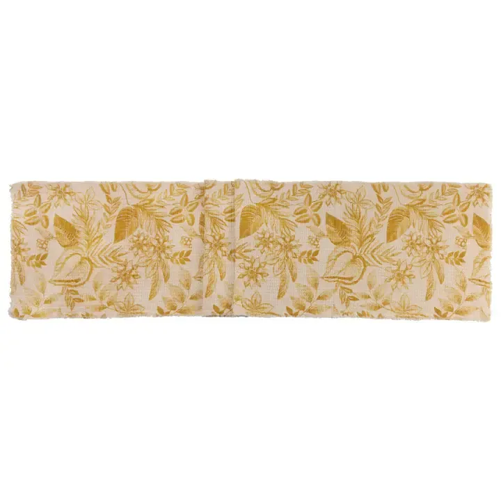 72x14" Dijon Botanical Table Runner