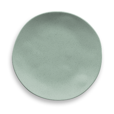 10.5" Sage Green Wheat Straw Dinner Plate