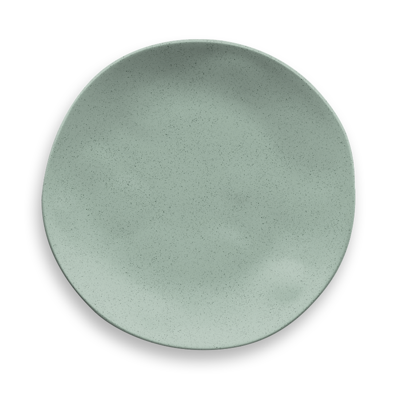 10.5" Sage Green Wheat Straw Dinner Plate