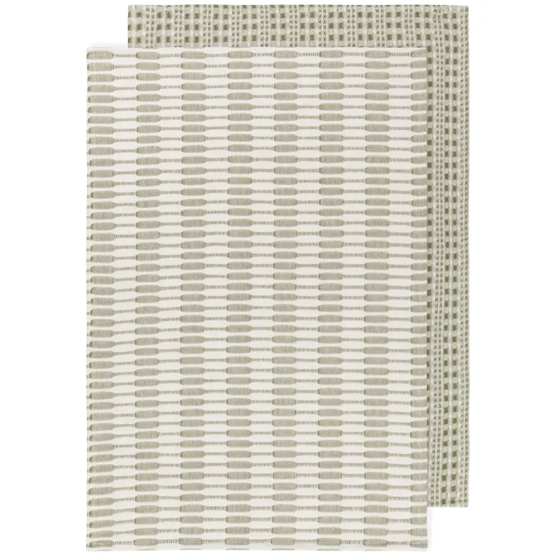 Olive Dishtowels, set of 2
