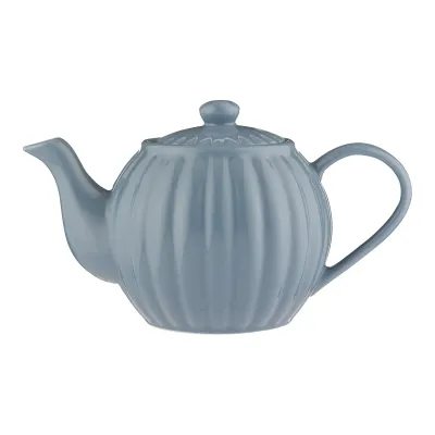 6 cup Ribbed Bluebell Teapot