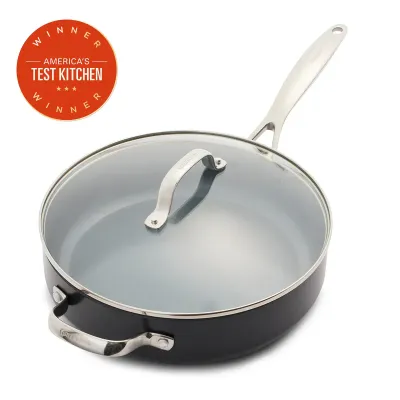 4.5 quart Sauté Pan with Helper Handle and Lid