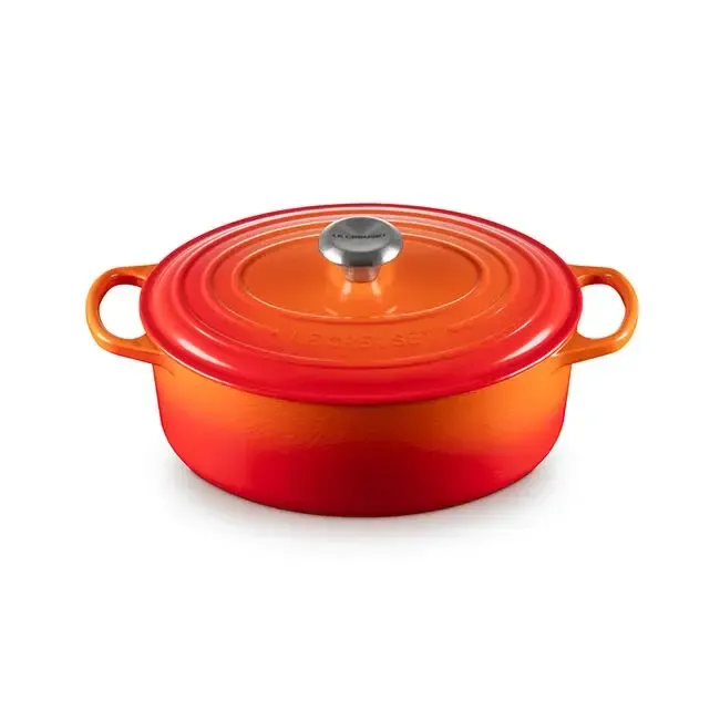 Le Creuset 5 quart Oval Flame Dutch Oven