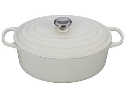 Le Creuset 6.75 quart Oval White Dutch Oven