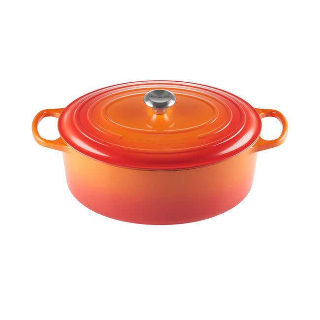 Le Creuset 9.5 quart Oval Flame Dutch Oven