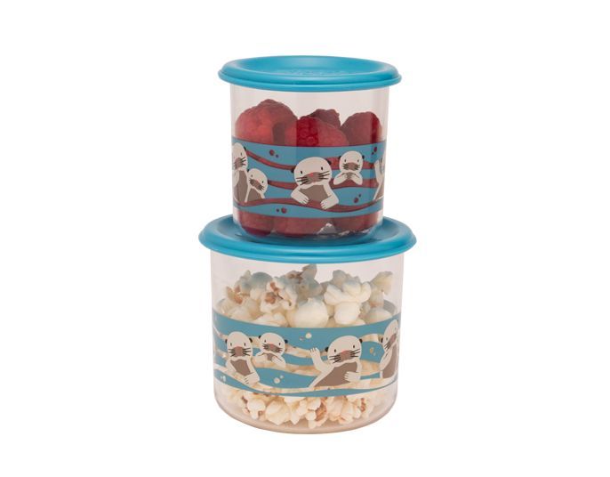 Otter Snack Containers, set of 2