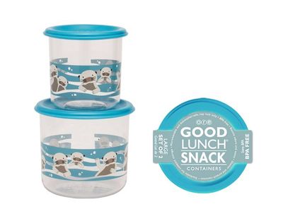 Otter Snack Containers, set of 2