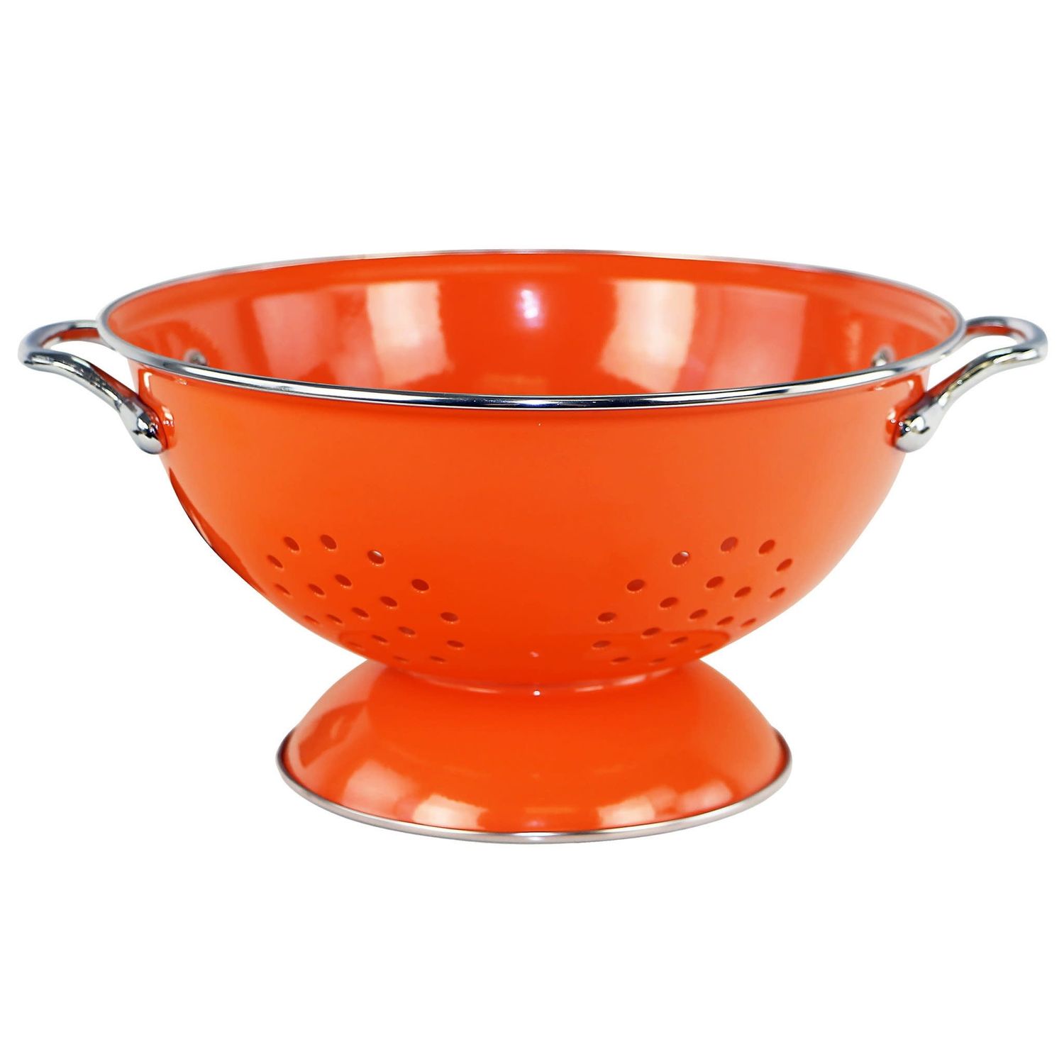 1 quart Orange Colander