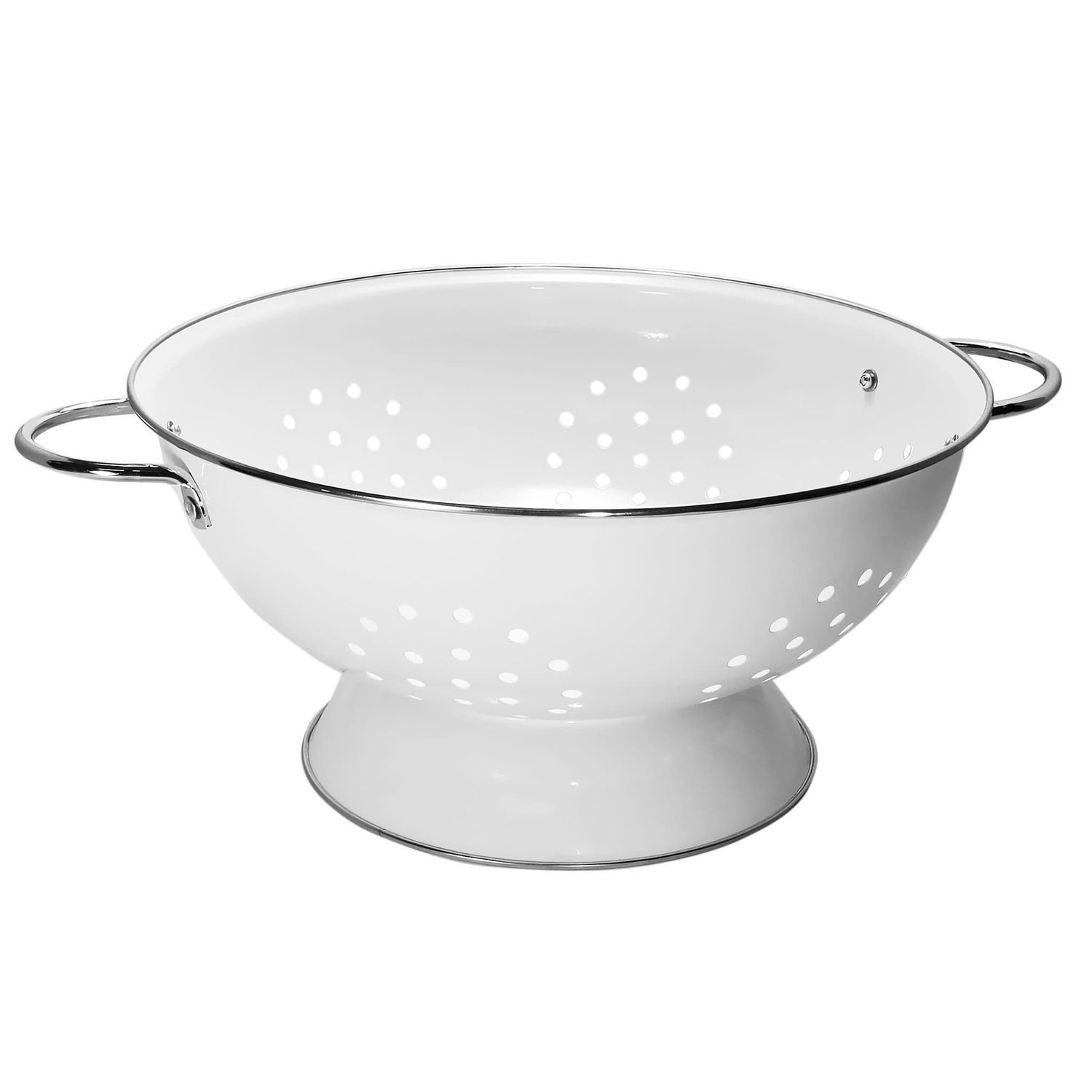 7 quart White Colander