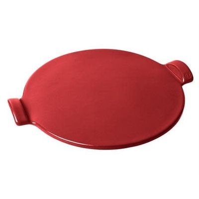 Emile Henry 14.5" Round Burgundy Baking/Pizza Stone