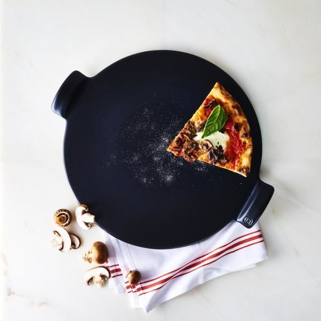 Emile Henry 14.5" Charcoal Round Baking/Pizza Stone