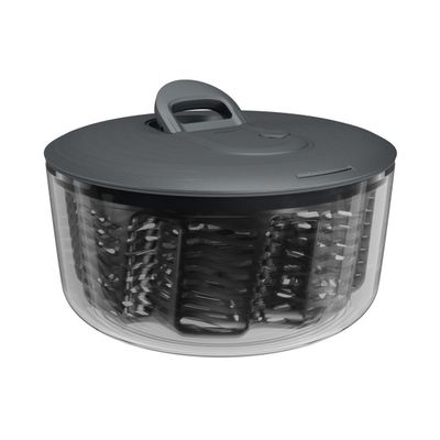 Large Gray Pull Salad Spinner