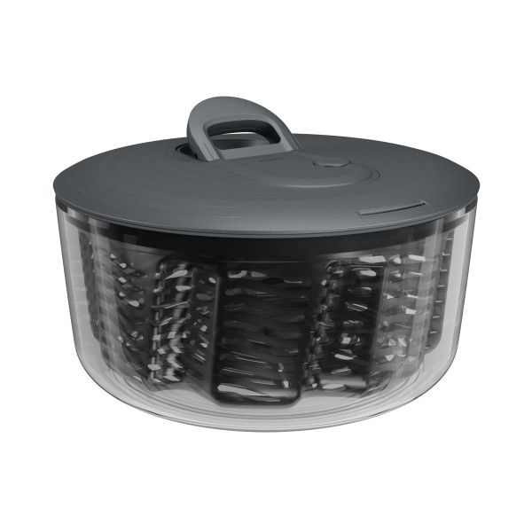 Large Gray Pull Salad Spinner