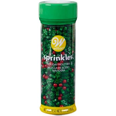 Wilton Holly &amp; Berries Sprinkles Mix