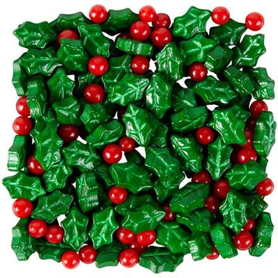 Wilton Holly &amp; Berries Sprinkles Mix
