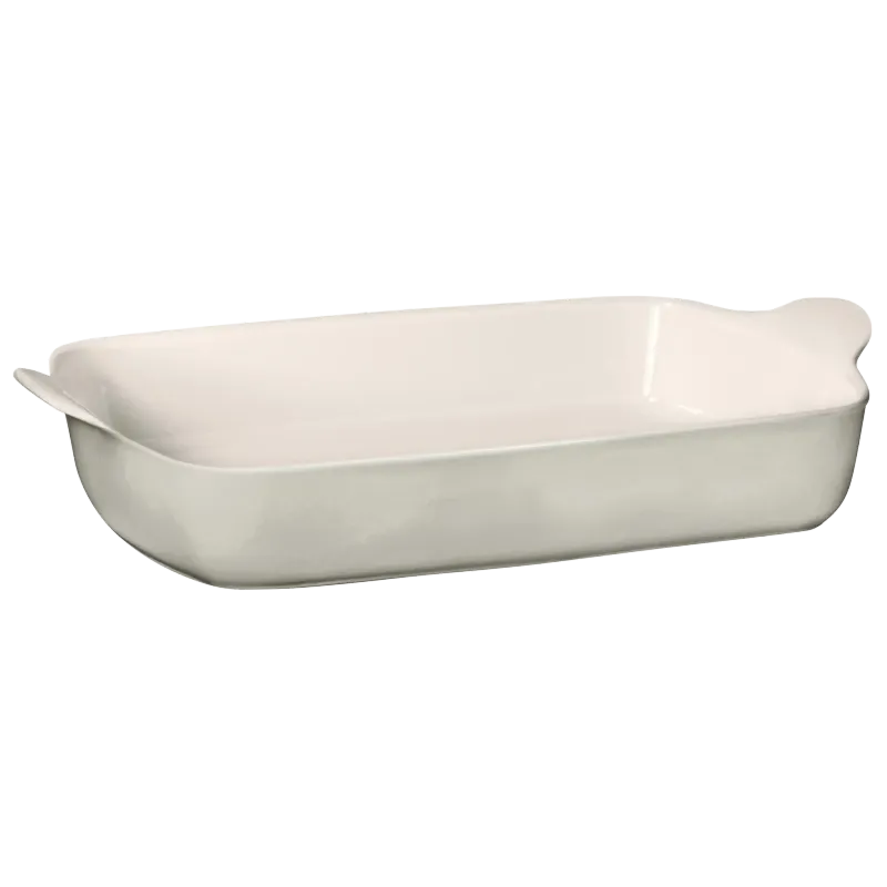 Emile Henry 17x10.5" Pearl Grey Baking Dish (5 quart)