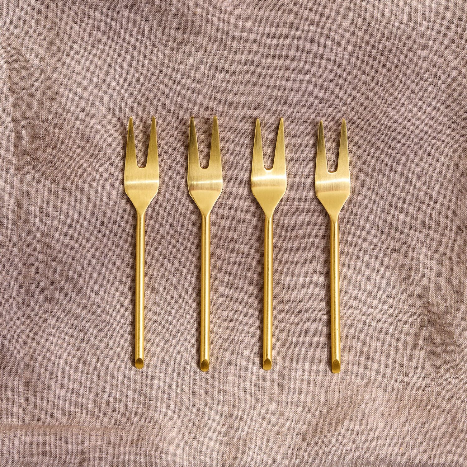 Brass Hors D'Oeuvres Fork
