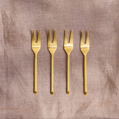Brass Hors D'Oeuvres Fork