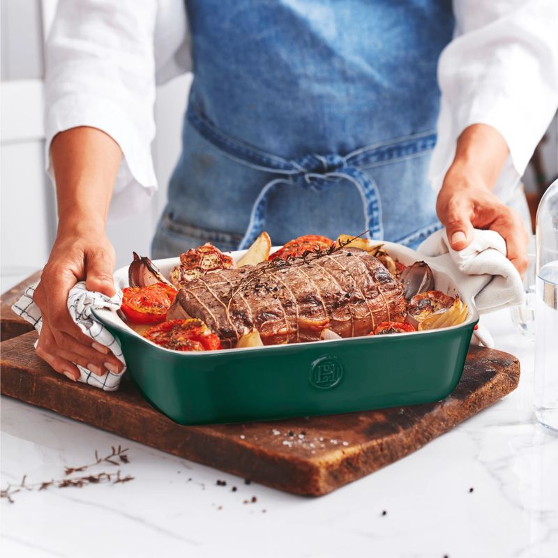 Emile Henry 10.5x17" Evergeen Baking Dish (5qt)