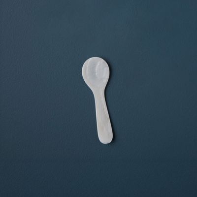 Small White Shell Spoon