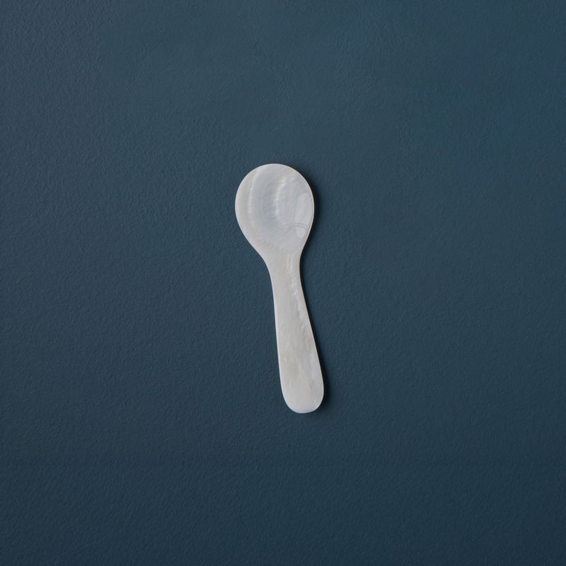 Small White Shell Spoon