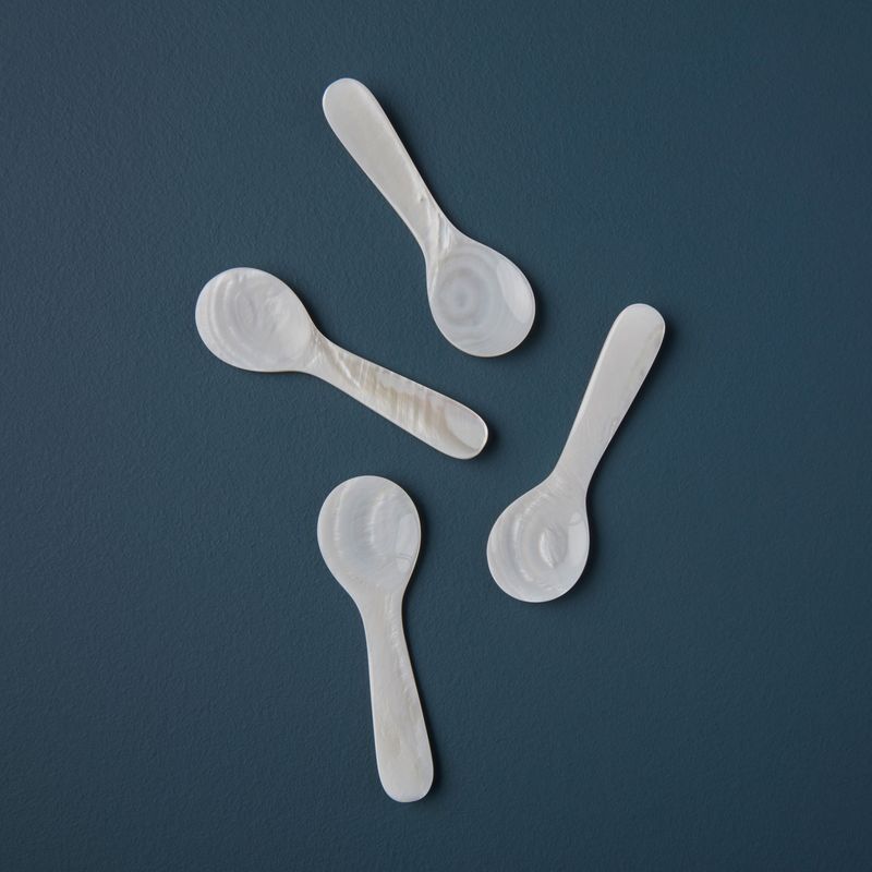 Small White Shell Spoon