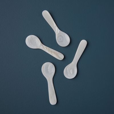 Small White Shell Spoon