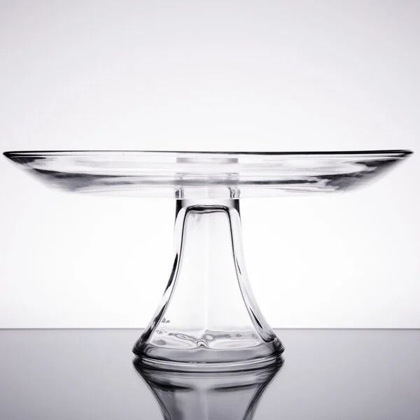 10" Glass Cake Stand