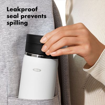 OXO 16oz Quartz White Thermos