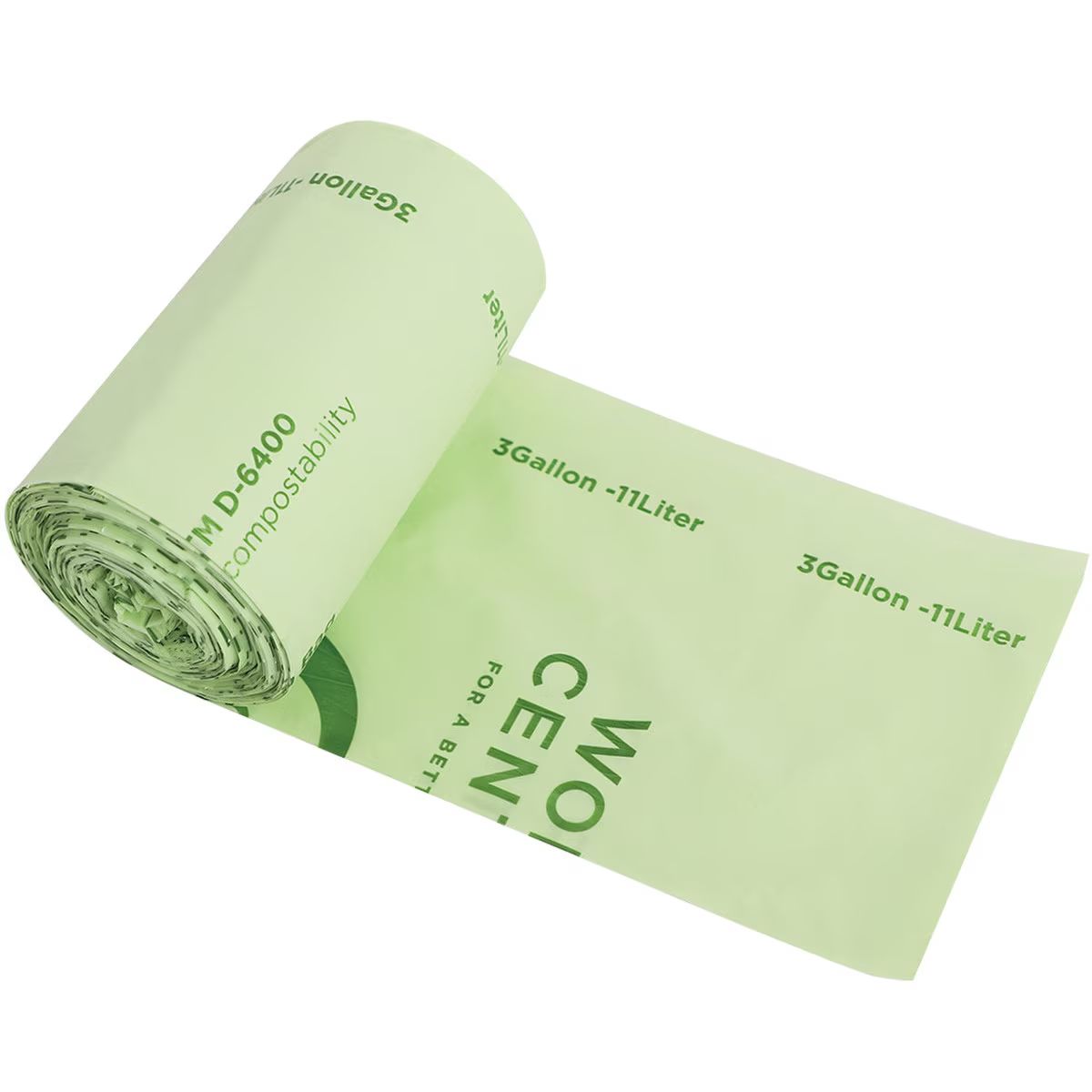 3 gallon Compostable Waste Bags, set of 50