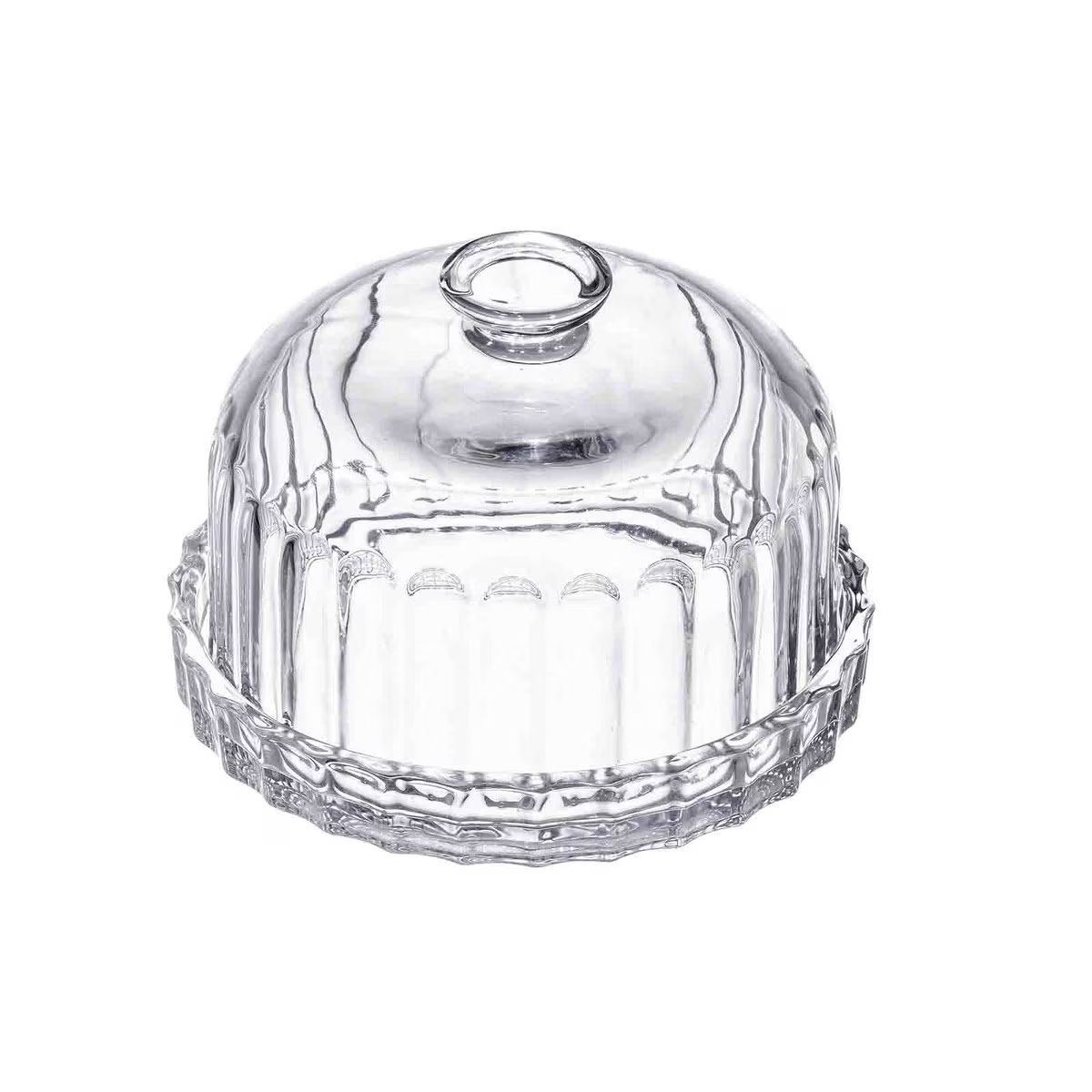 Glass Dessert Dish &amp; Lid