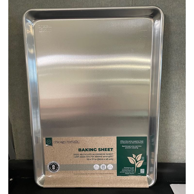 13x18" Chicago Metallic Recycled Aluminum Half Sheet Baking Pan