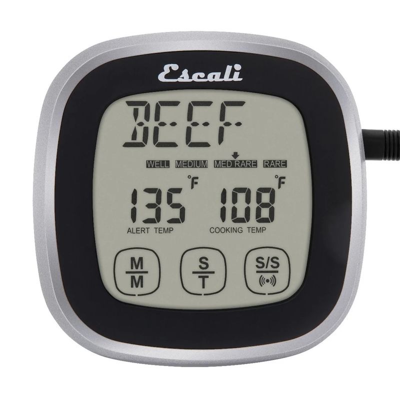 Escali Touch Screen Digital Thermometer &amp; Timer