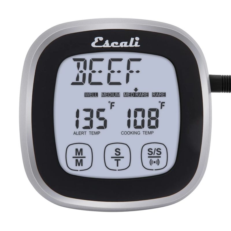 Escali Touch Screen Digital Thermometer &amp; Timer