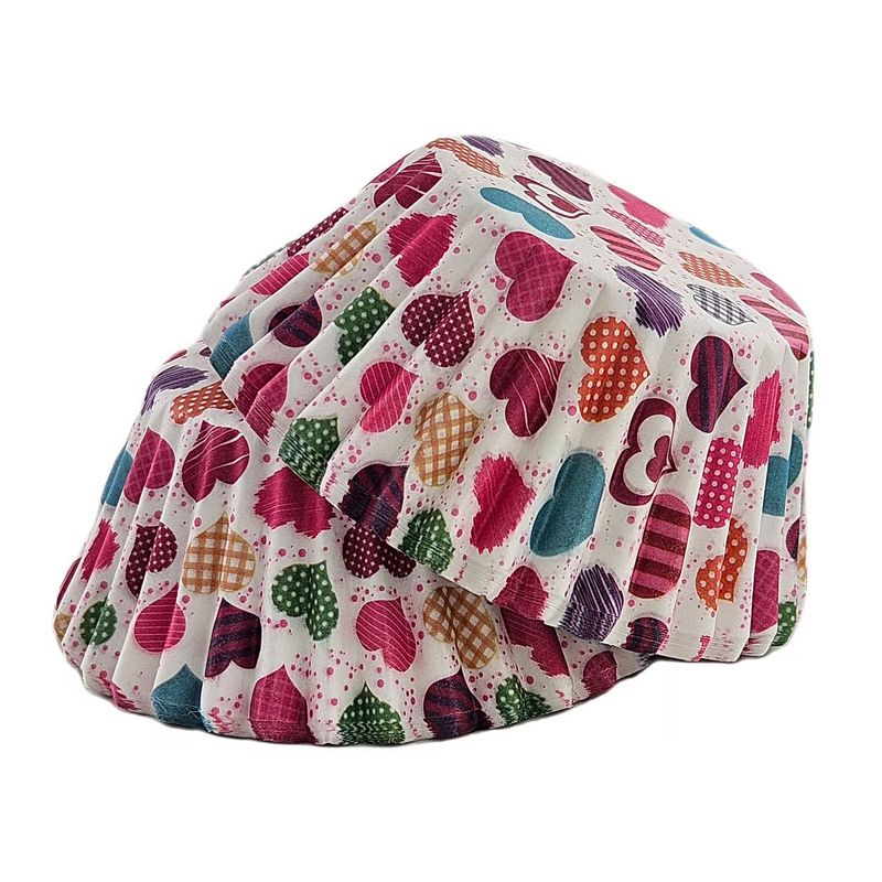 Hearts Baking Cups, set of 50