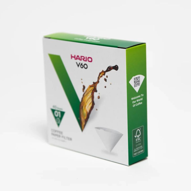 Hario White #1 V60 Filters, 40 count
