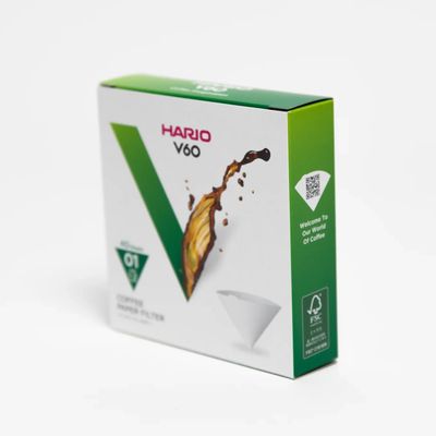 Hario White #1 V60 Filters, 40 count