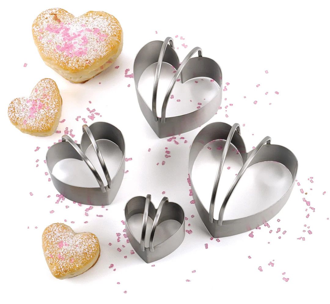 Heart Biscuit Cutters, set of 4