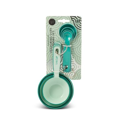 Green Measuring Cups &amp; Spoons
