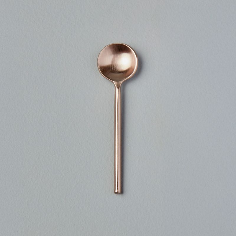 Rose Gold Mini Condiment Spoon