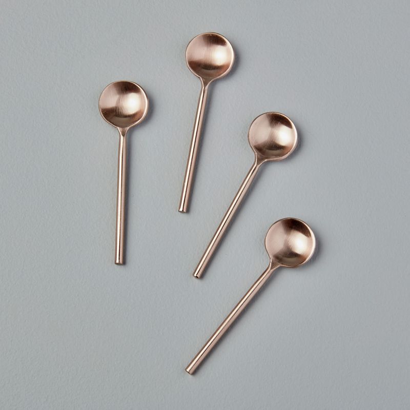 Rose Gold Mini Condiment Spoon