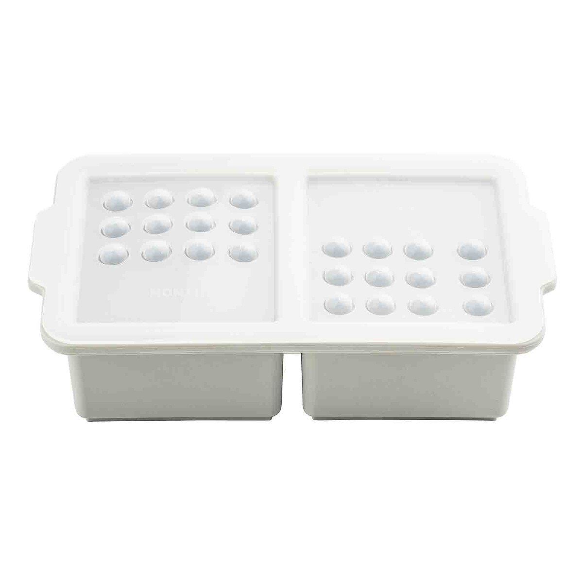 Food Saver Freezer Container, Two 2-cup Compartments
