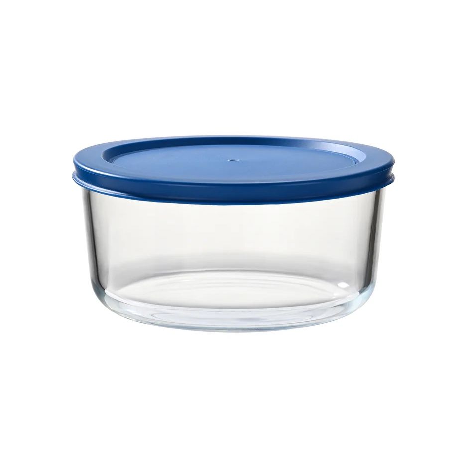 4 cup Round Glass Storage Bowl with Lid