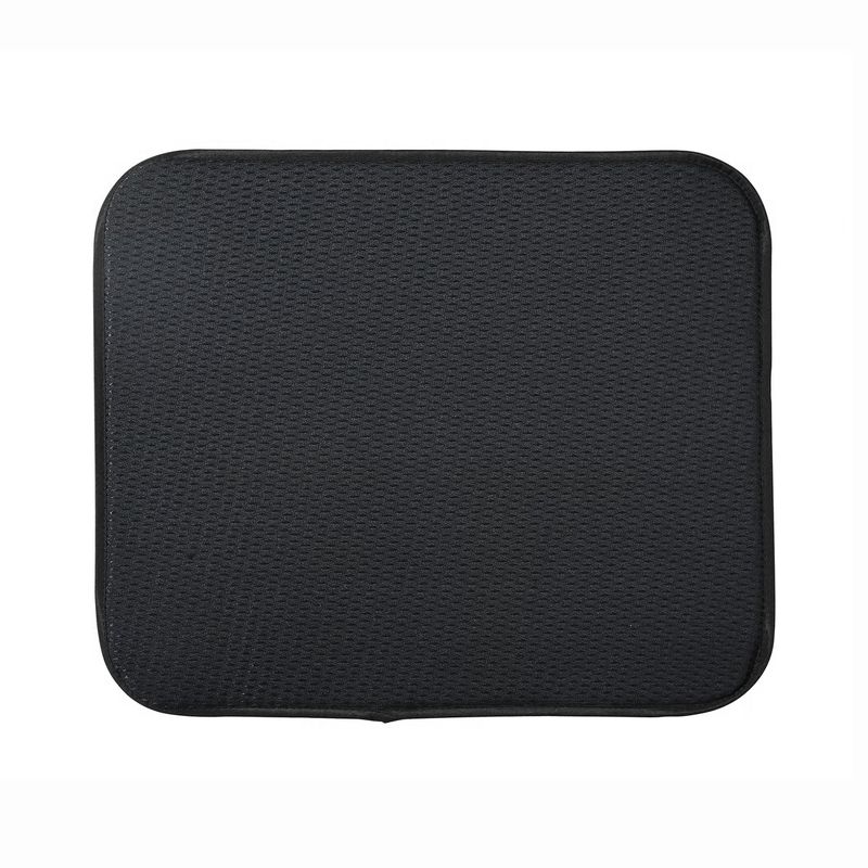 Black Dish Drying Mat